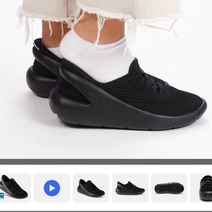 Kizik roamed black slip on work shoes 10